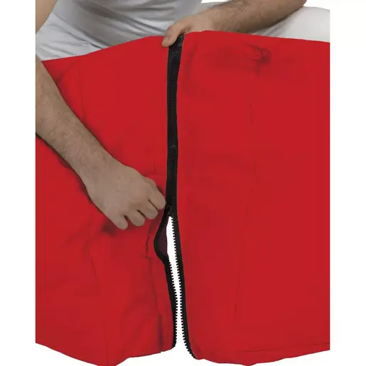 248FRN1210 Bean Bag Siesta Sofa Bed Pouf - Red