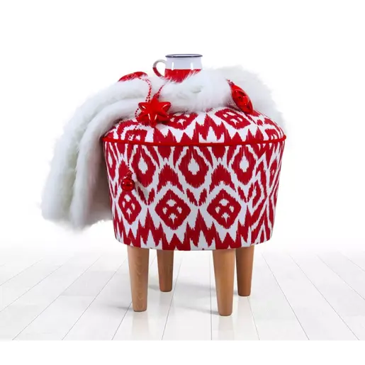 209FLF1259 Табуретка Cor - Red, White