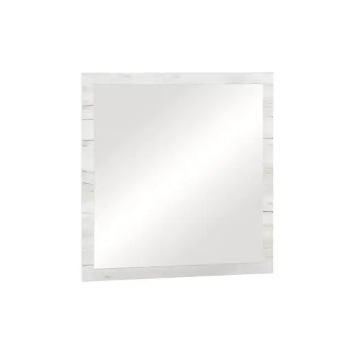 173-000042 Тоалетна маса со огледало Neruda бела антик-даб 114.5x39.5x76cm