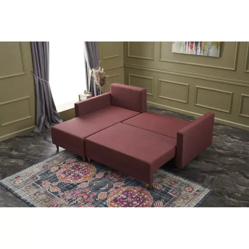 825BLC1723 Софа Aydam Left - Claret Red