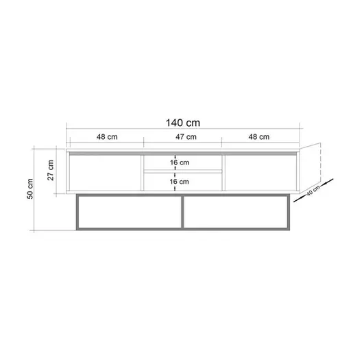 863SPH5103 Тв комода Rodez 140