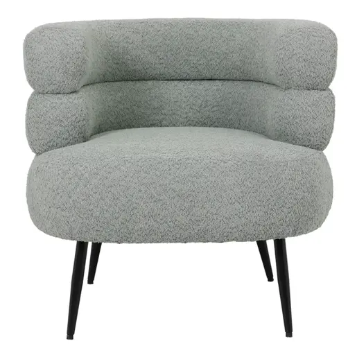 110-000092 Фотелја Foleja светло зелена 76x75x72cm