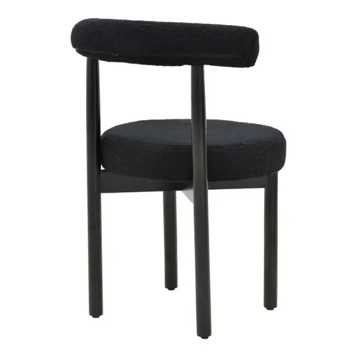 332-000015 Столица Fenza Црна 60x54x75cm