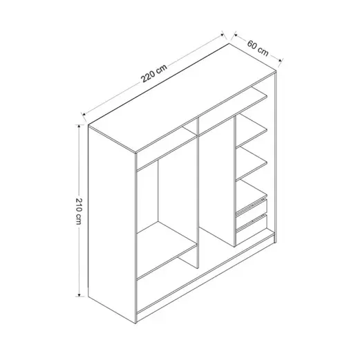 506MNR2551 Плакар Kale - 7160