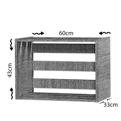 801CMY3407 Наткасна Fuga - Walnut