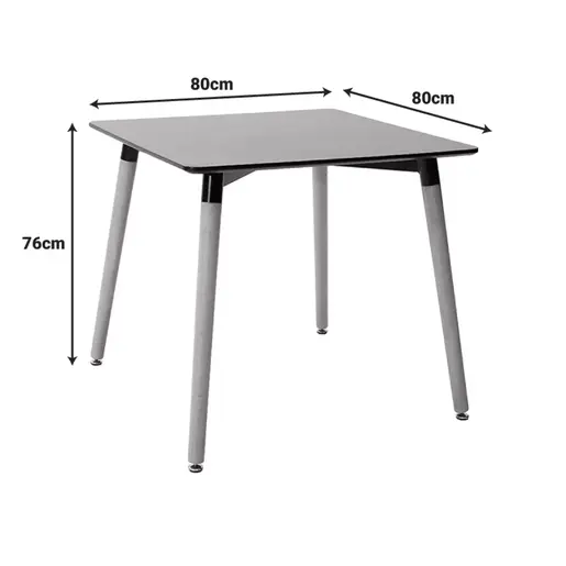 292-000107 Трпезариска маса Натали Миди 80x80x76cm