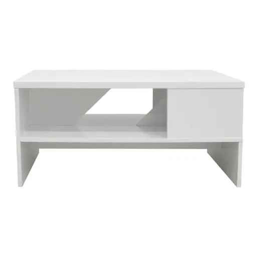 123-000241 Клуб маса Naya Coffee Table бела 93x46x43см