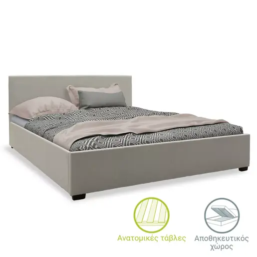 006-000030 Брачен кревет Norse grey