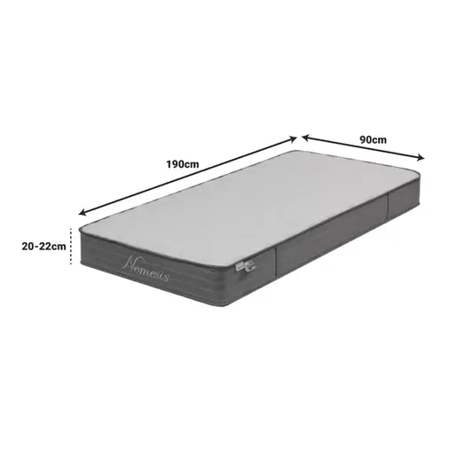 100-000053 Душек Nemesis Pocket Spring Roll Pack 90x190cm