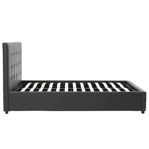 006-000017 Брачен кревет Roi black matte