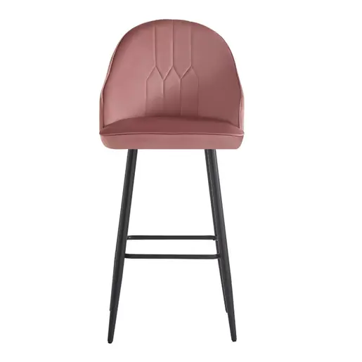 127-000185 Барски стол Velva Розев