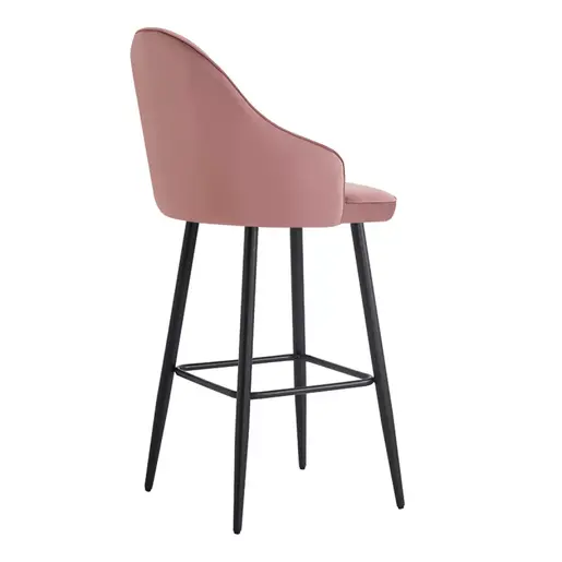 127-000185 Барски стол Velva Розев