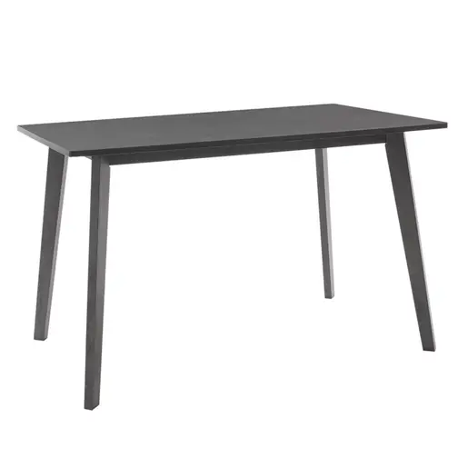 200-000185 Трпезариски сет Benson - Orlean 5 парчиња 120x75x75см во рустикално - сиво ткаенини
