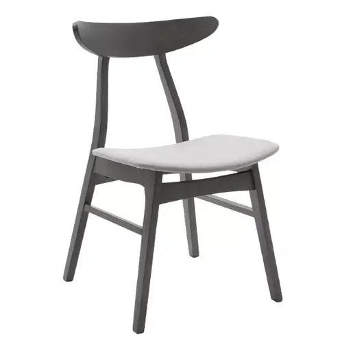 200-000185 Трпезариски сет Benson - Orlean 5 парчиња 120x75x75см во рустикално - сиво ткаенини