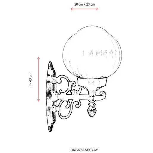 685AVN1249 Ѕидна ламба BAP-68187-BSY-M1