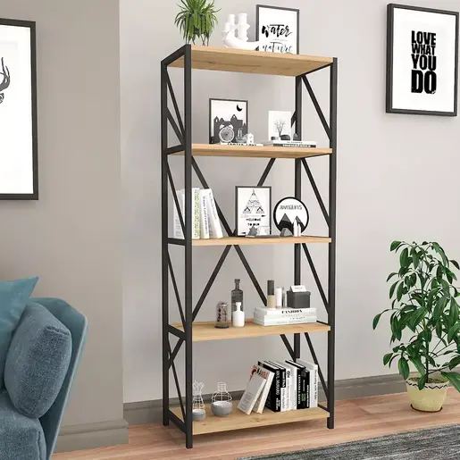 MK15-01-02 Полица со метална конструкција КАИРО 42 МАКС