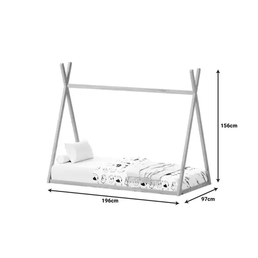 370-000016 Детски кревет Монтесори Лили Бел 90x190cm