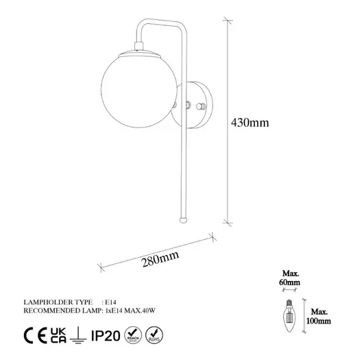 942FLG1331 Ѕидна ламба LUMINIXOR