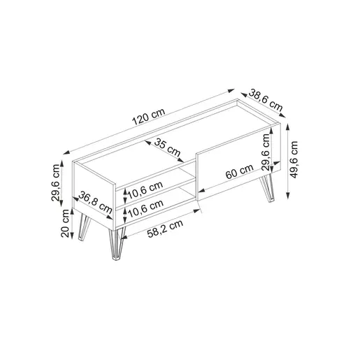 550ARN3457 Тв комода Viper