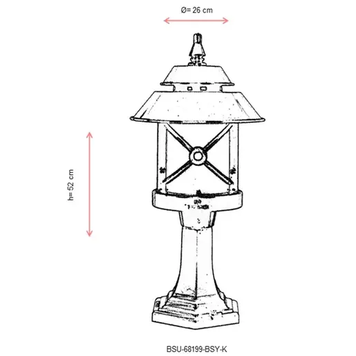 685AVN1313 Ѕидна ламба BSU-68199-BSY-K