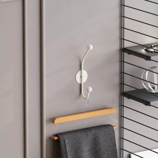 494PYT1169 Метална ѕидна закачалка Rhino-B