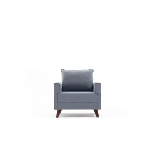 825BLC1685 Софа Bella Soft Tekli Koltuk - Blue