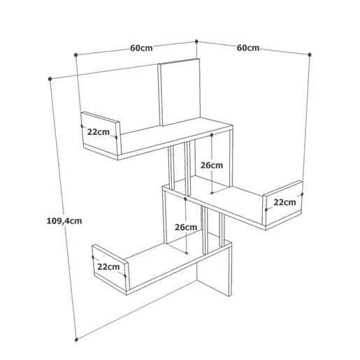 956LCS2710 Ѕидна полица Vg17-A