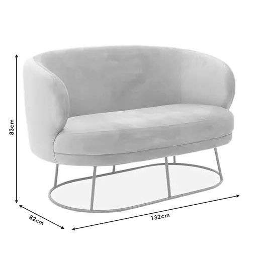 110-000048 Gloria двосед сомот rotten apple-златен метал