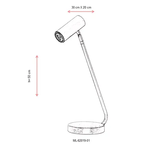 683AVN2101 Столна ламба ML-62019-01