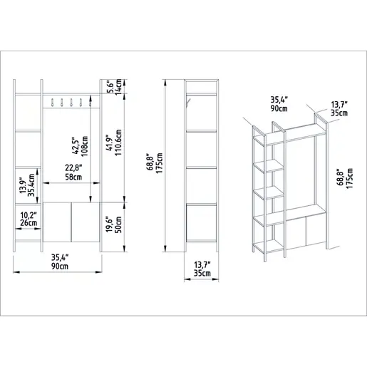 322RTC1803 Закачалка Doga - White