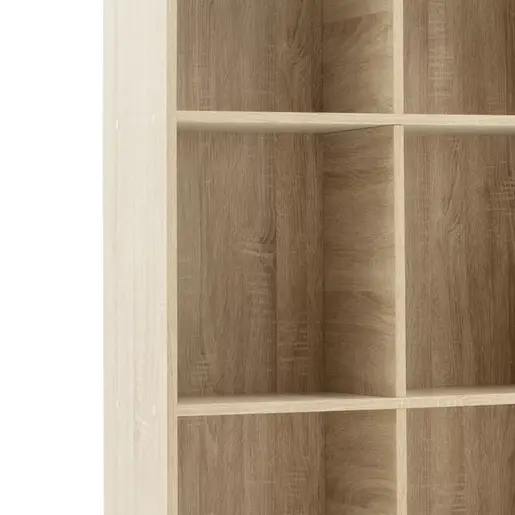 049-000045 Полица за книги FIRENZE во боја сонома 107x28,6x178см