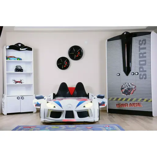 880MSV2107 Детски кревет Mnv3 - White