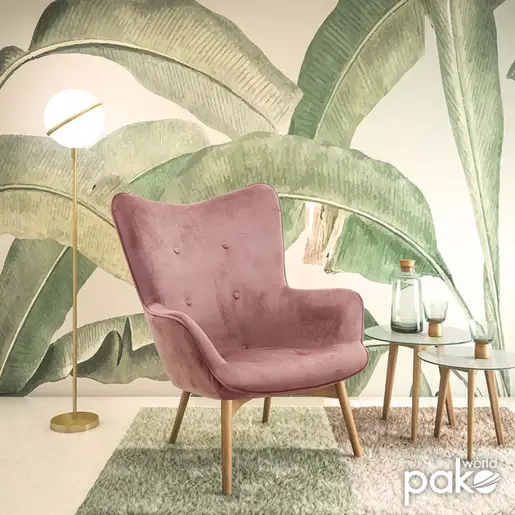 046-000006 Фотелја Kido темно розева