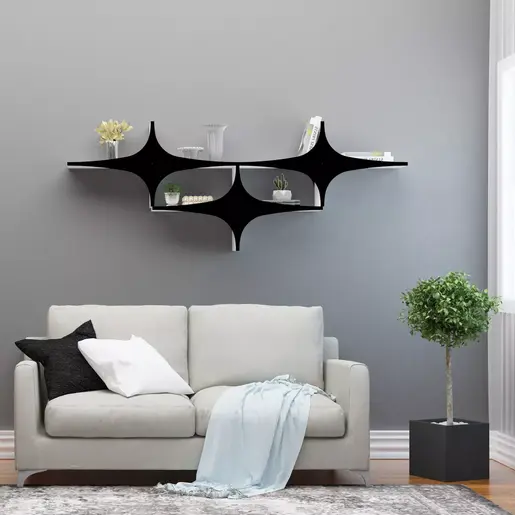 775DCM1834 Ѕидна полица Susen 3 - Black