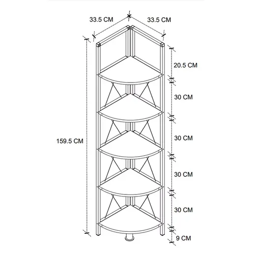 MK-15-15-02 Аголна полица КАРТУМ МАКС