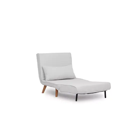 859FTN2832 Софа Folde Single - Teddy Fabric - White