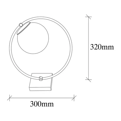 521SHN2211 Столна ламба Dolunay - NT-100