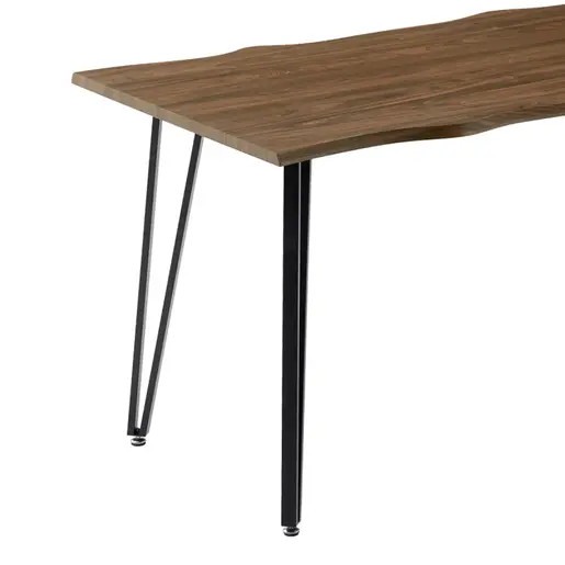 278-000025 Трпезариски сет Izzac Rustic сива 150x90x75cm