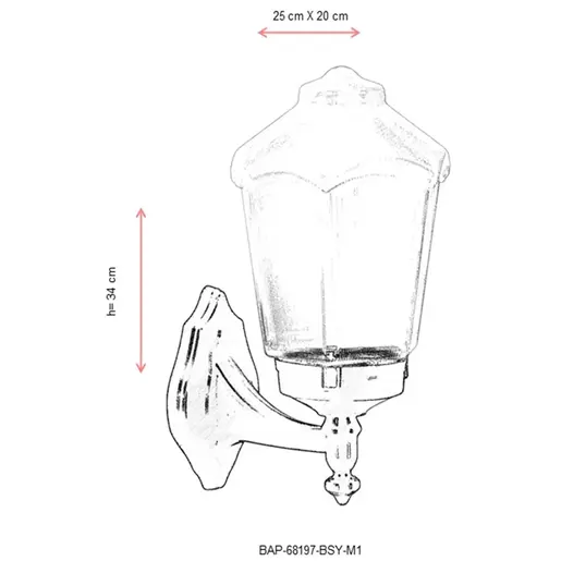 685AVN1298 Ѕидна ламба BAP-68197-BSY-M1
