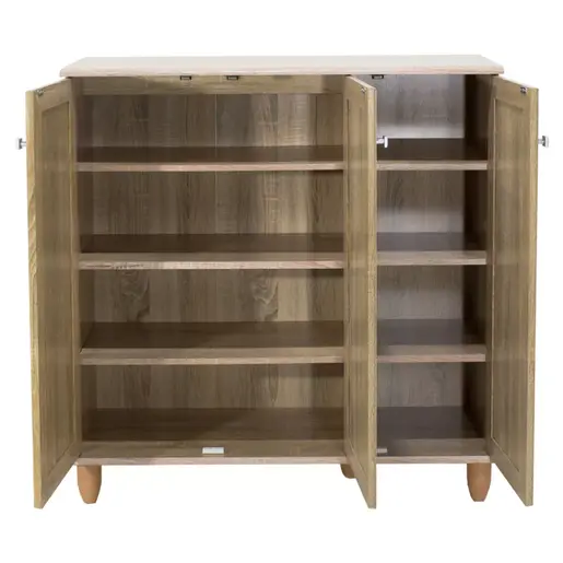 123-000031 Чевларник SANTO 16 пара сонома<br><br>Чевларникот SANTO е практично и елегантно решение за складирање до 16 пара чевли. Со својот модерен дизајн и ком