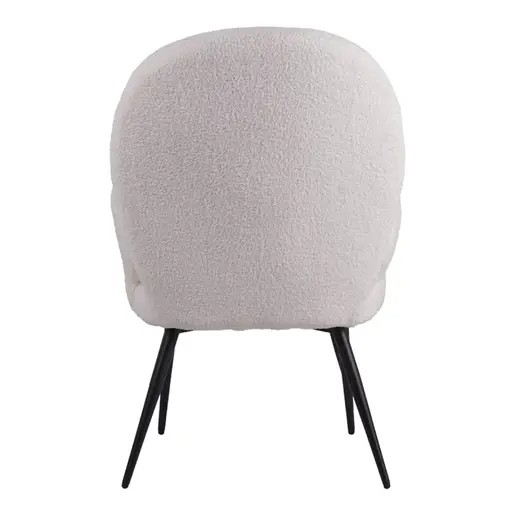 096-000044 Фотеља со табуретка Velora Бела