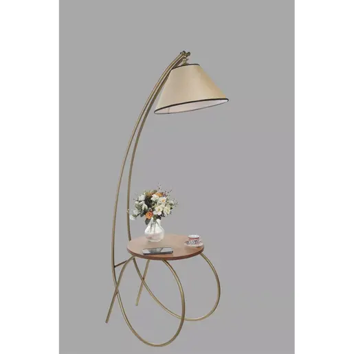 534LUN4554 Подна ламба Güler Eskitme Lambader Pramit Açık Hasır Abajurlu