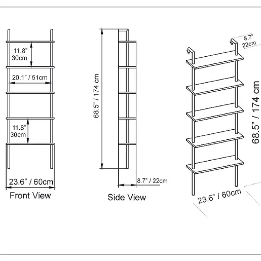 541HDL1307 Полица АЛТО крем