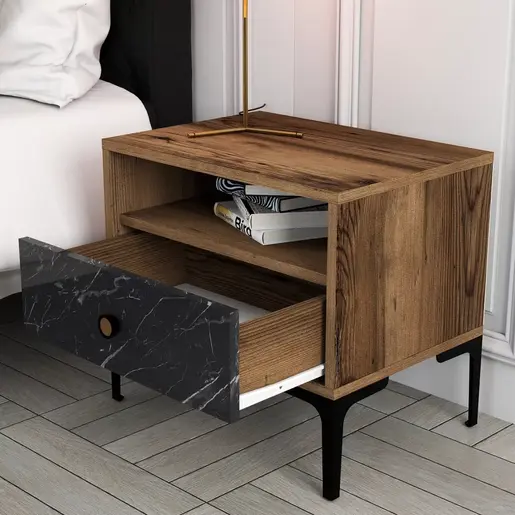 845HCT2506 Наткасна Lizbon 534 - Walnut, Black