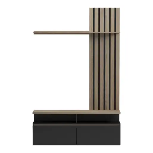 230-000099 Комода Perlento црна-сонома