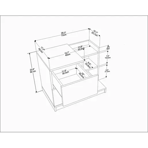 322RTC1641 Наткасна Rena - White, Oak