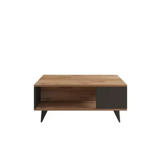 835PUQ2833 Клуб маса Yuka Walnut Black