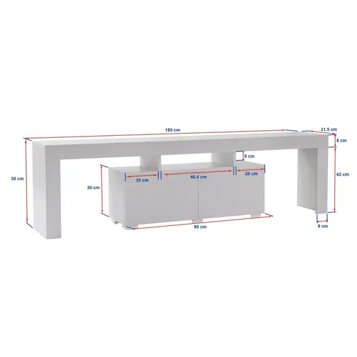 241NRD1319 ТВ Комода Enclave - Atlantic Pine