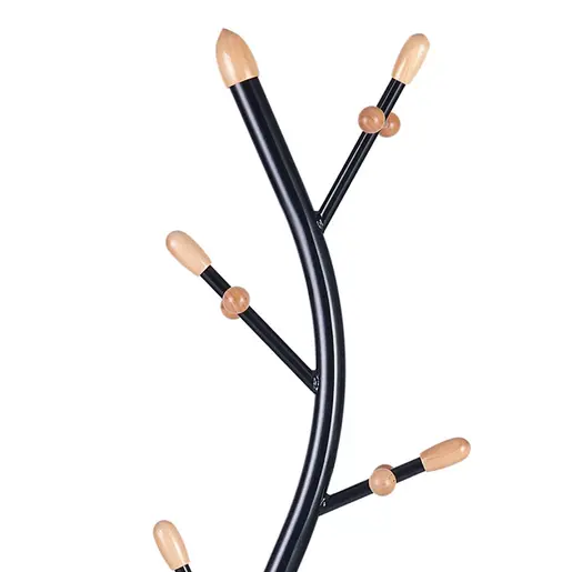 226-000019 Закачалка Sergio црна-натурал D37x171cm