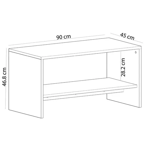 475OLV1308 Клуб Маса Apollon - White, Sapphire Oak
